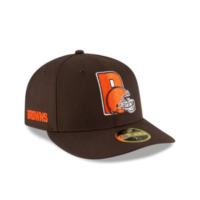 Sapca New Era Cleveland Browns NFL Logo Mix Low Profile 59FIFTY Fitted - Maro